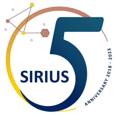 SIRIUS 5 year anniversary logo
